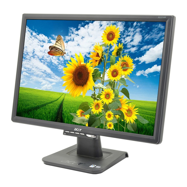 Acer AL2216W User manual