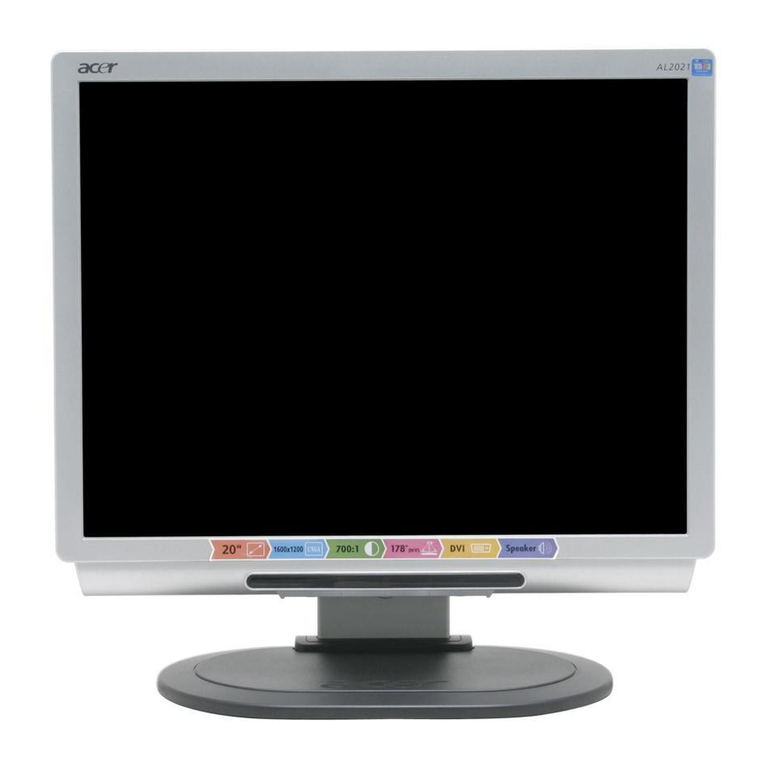 Acer AL2021 user manual