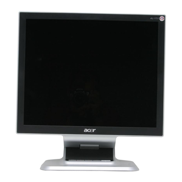 Acer AL1751 User manual