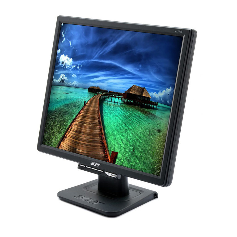 Acer AL1716W User manual