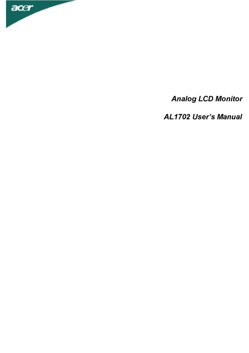 Acer AL1702 User manual
