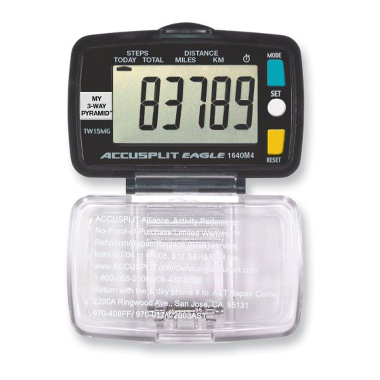 Accusplit Eagle 1640M4 User manual