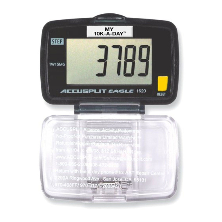 Accusplit Eagle 1620 User manual