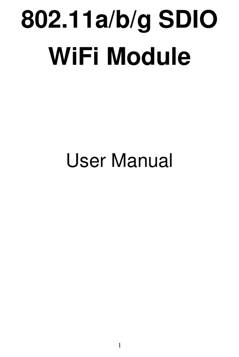 Abocom 802.11a/b/g SDIO WiFi Module SDM3100 user manual