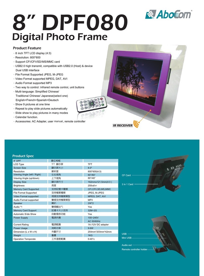 Abocom DPF080 User manual
