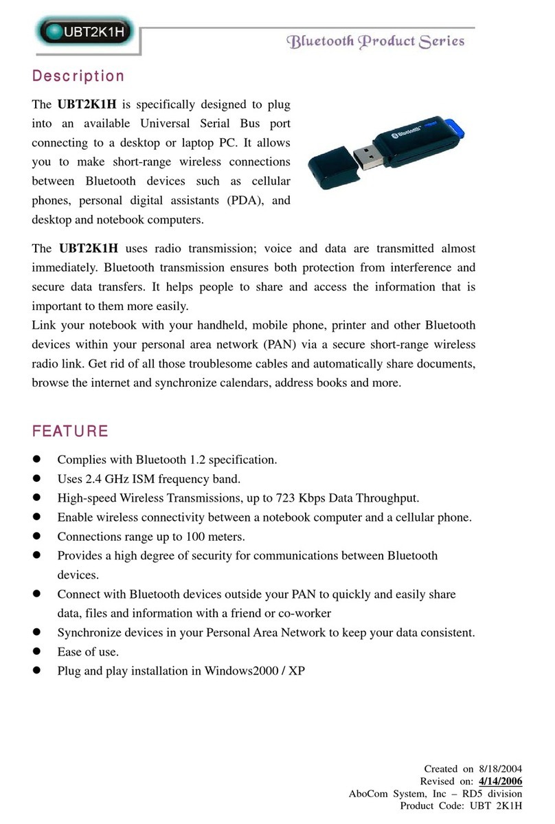 Abocom UBT2K1H specification