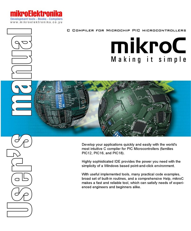 mikroElektronika PIC Microcontrollers PIC12 user manual
