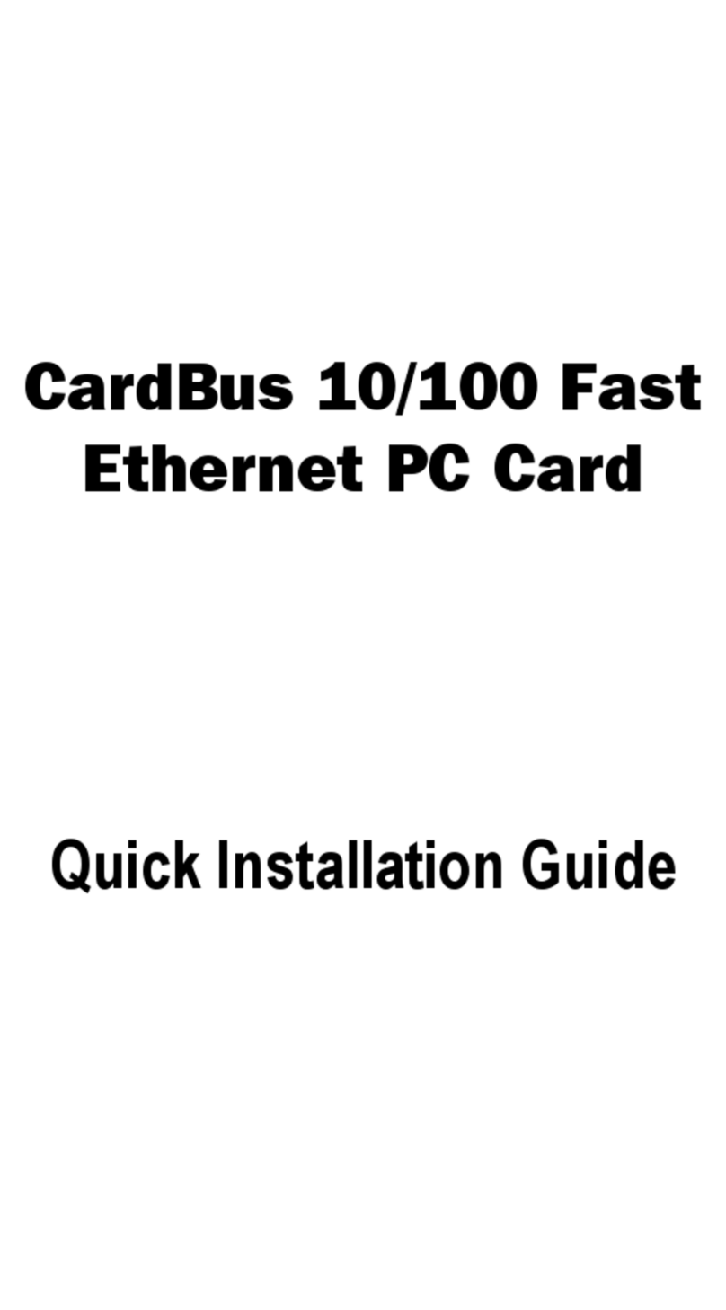 Abocom FE2000VX Quick installation guide