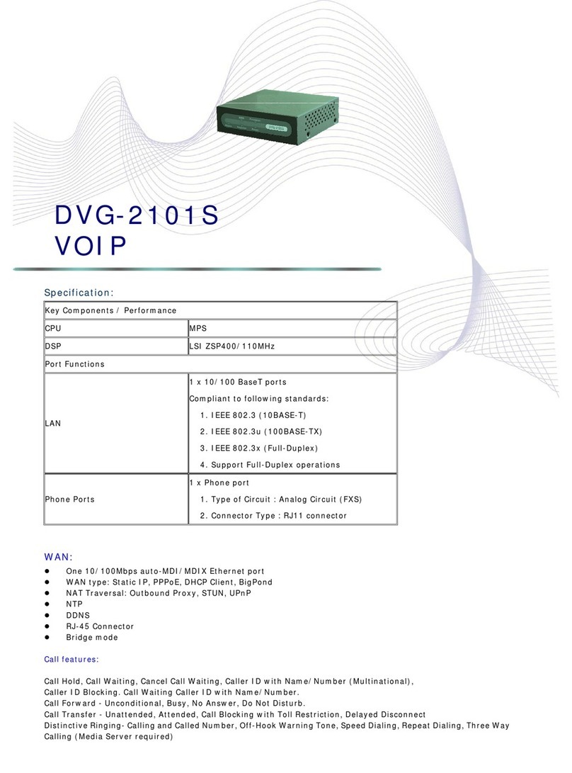 Abocom DVG-2101S specification