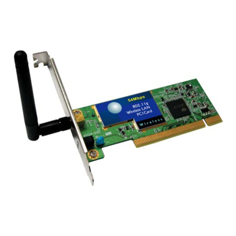 Abocom 802.11b/g Wireless LAN PCI Card WPG2401 User manual