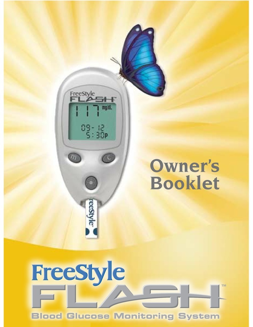 Abbott FreeStyle Flash Blood Glucose Monitor User manual