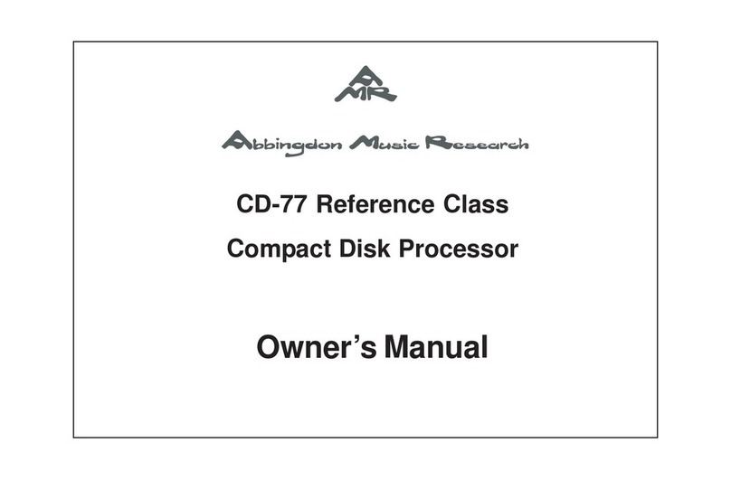 Abbingdon Music Research CD-77 owner's manual Abbingdon Music Research CD-77 owner's manual