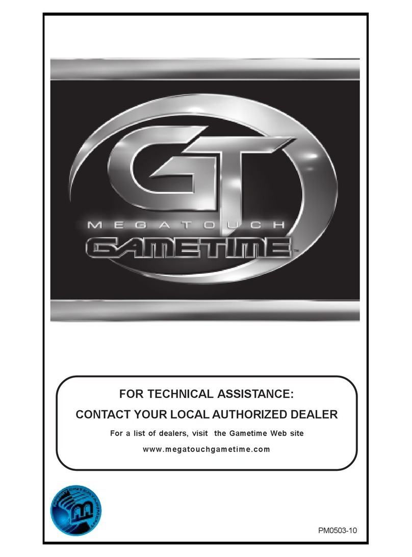 Merit Megatouch Gametime PM0503-10 owner's manual Merit Megatouch Gametime PM0503-10 owner's manual