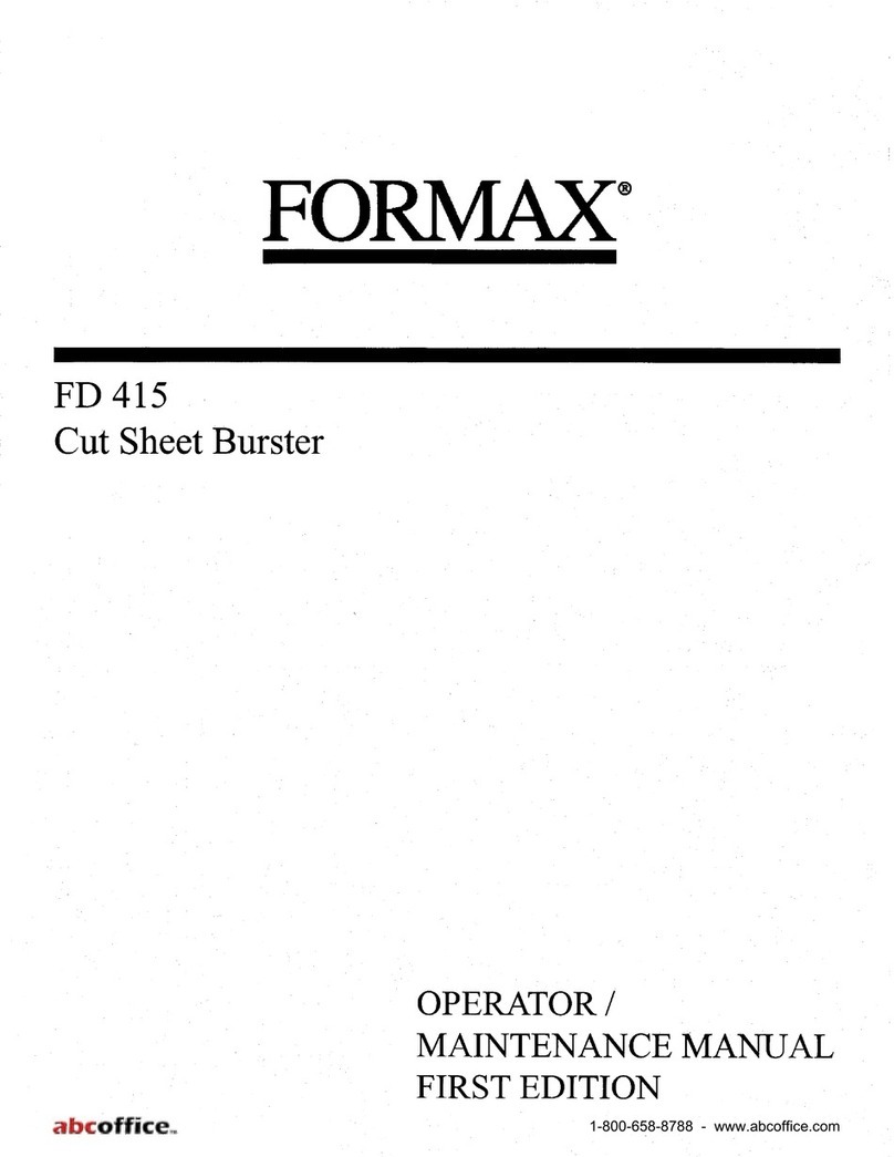 Formax Formax FD 415 Operating instructions