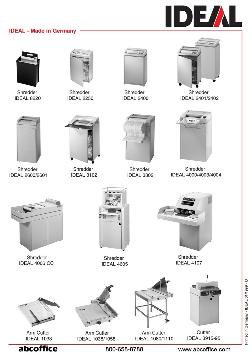 ABC Office IDEAL 1033 operating instructions