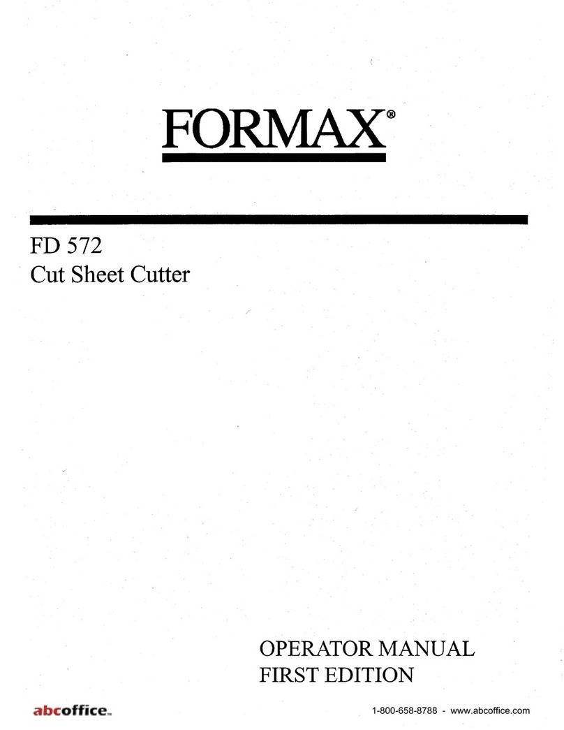 Formax Formax FD 572 Operator's manual