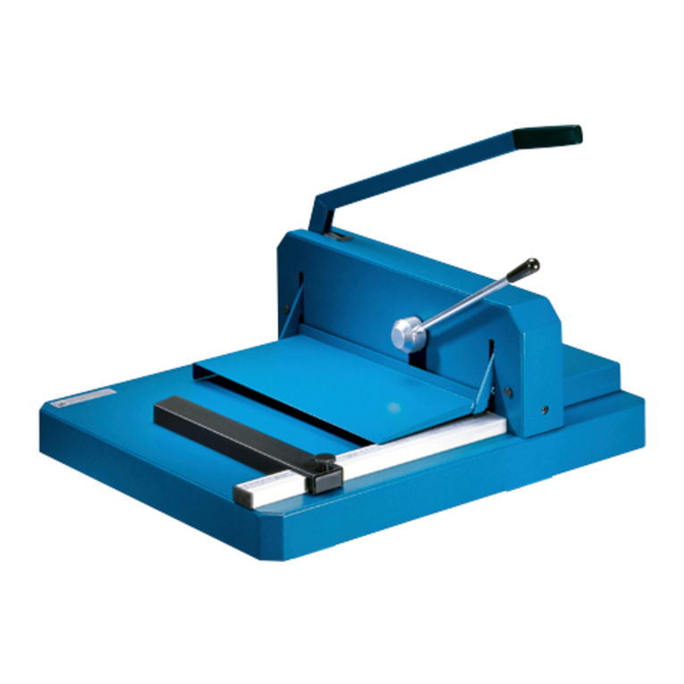 Dahle 842 operating instructions