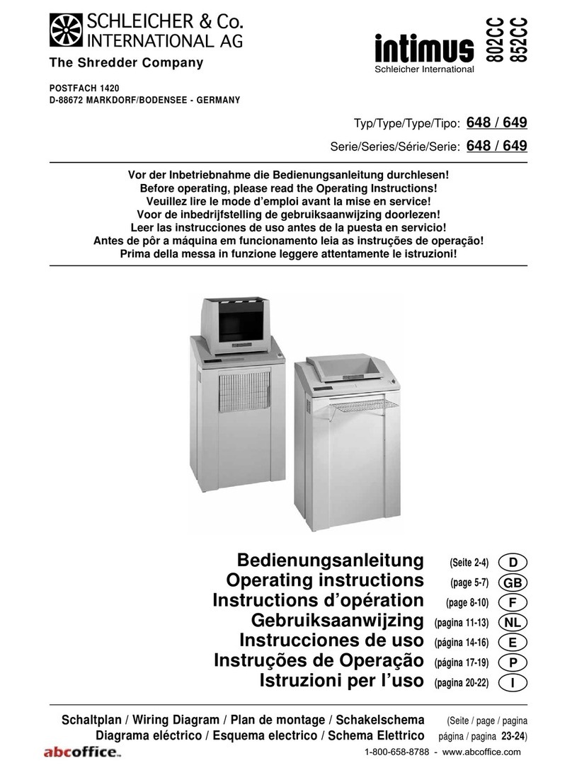 ABC Office intimus 802CC operating instructions