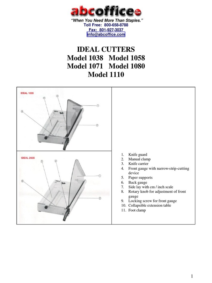 ABC Office 1071 owner's manual ABC Office 1071 owner's manual