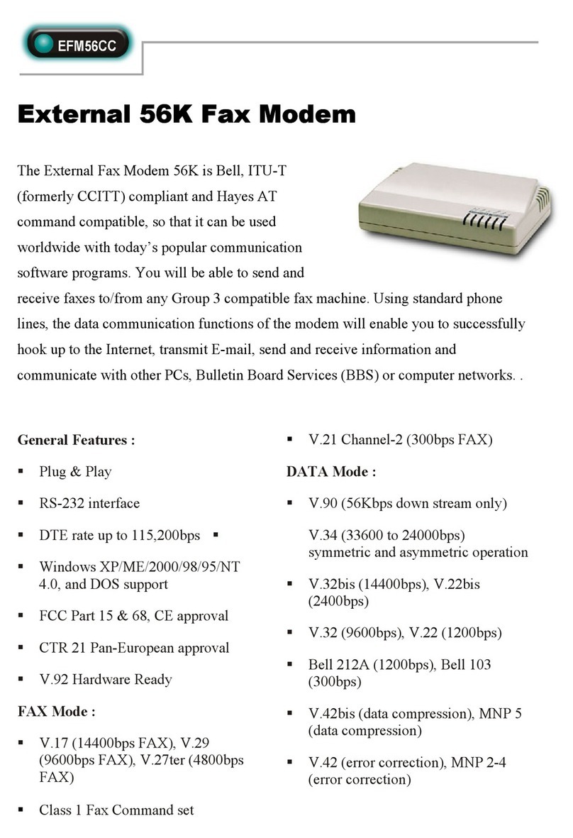 Abocom EFM56CC User manual