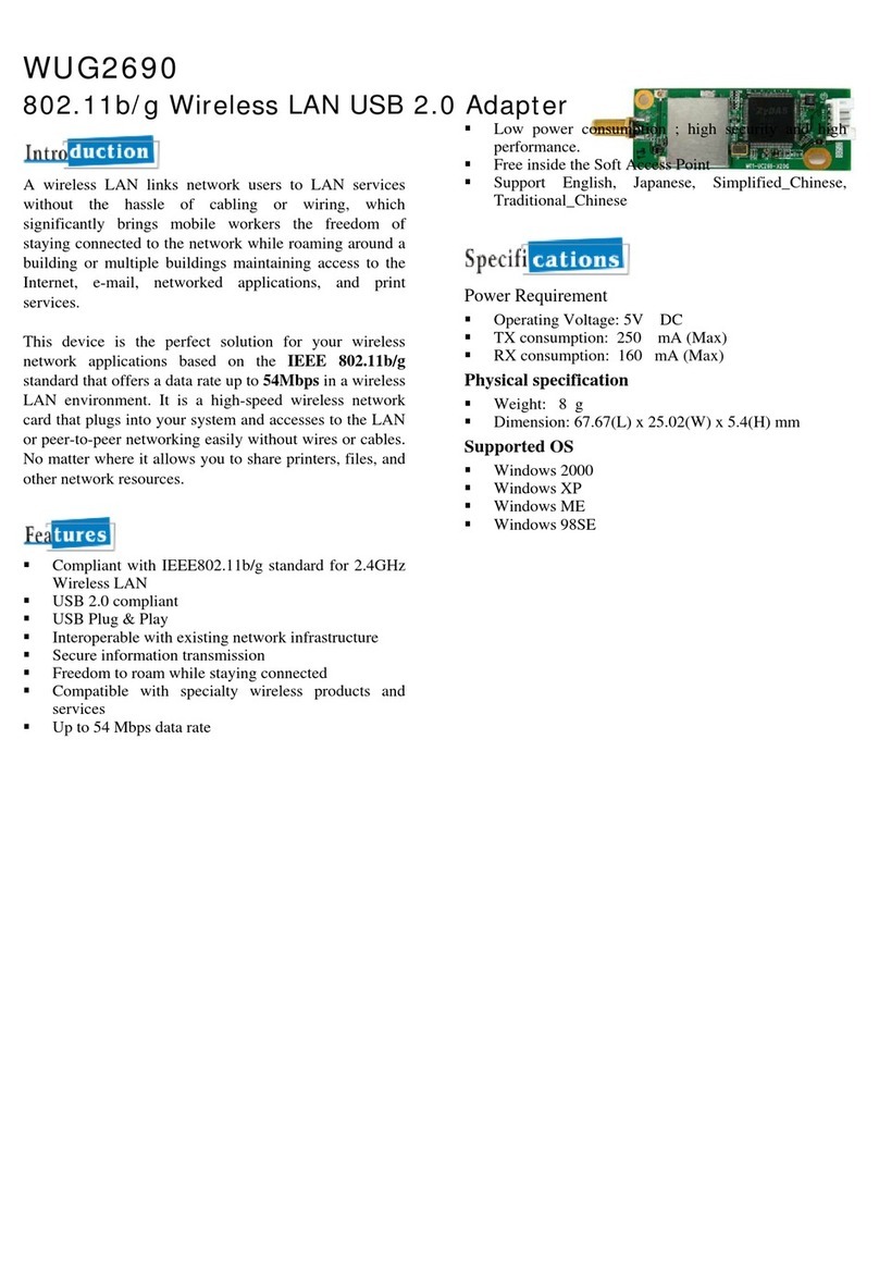 Abocom WUG2690 User manual