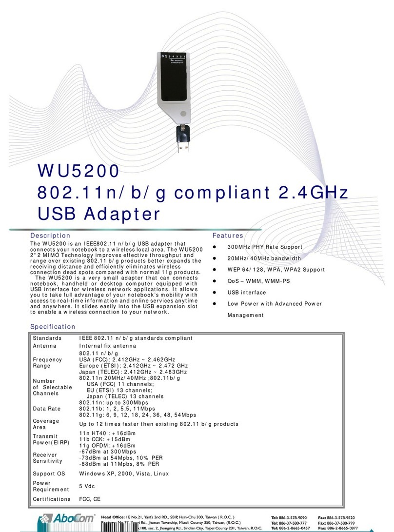 Abocom WU5200 specification