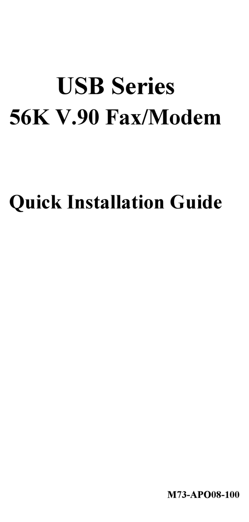 Abocom UFM560 User manual