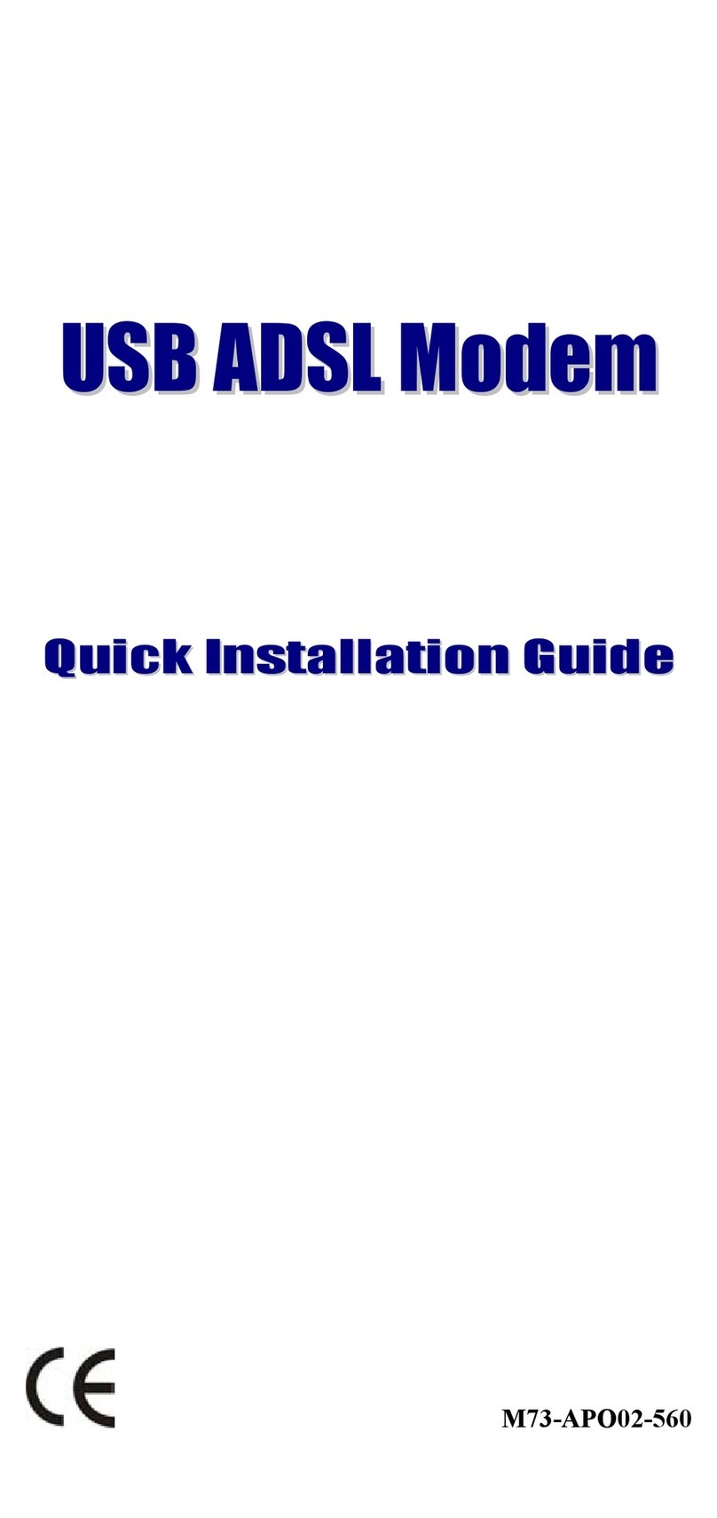 Abocom UAM800 User manual