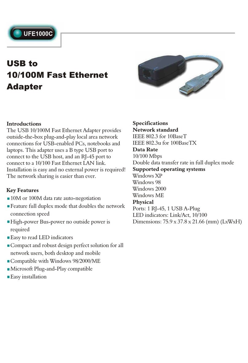 Abocom UFE1000C User manual