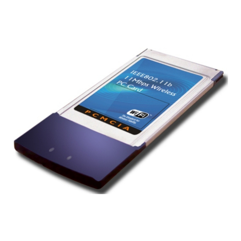 Abocom IEEE802.11b 11Mbps Wireless PC Card Wb1500 User manual