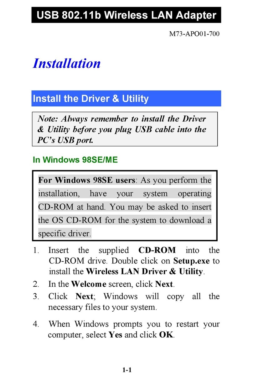 Abocom WBD512 Installation