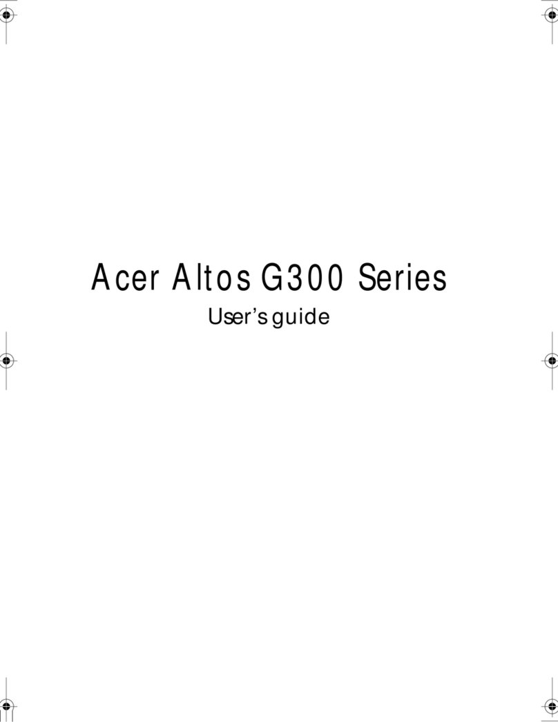 Acer Altos G300 User manual