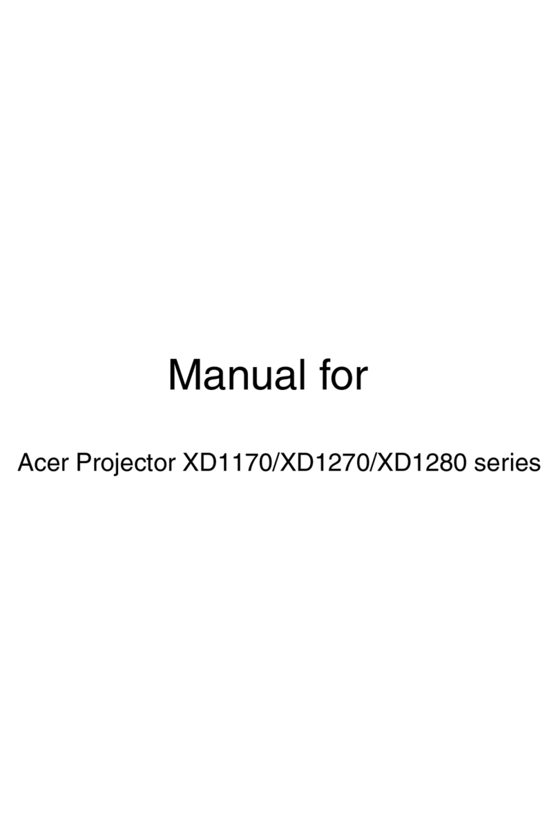 Acer XD1170 Series manual