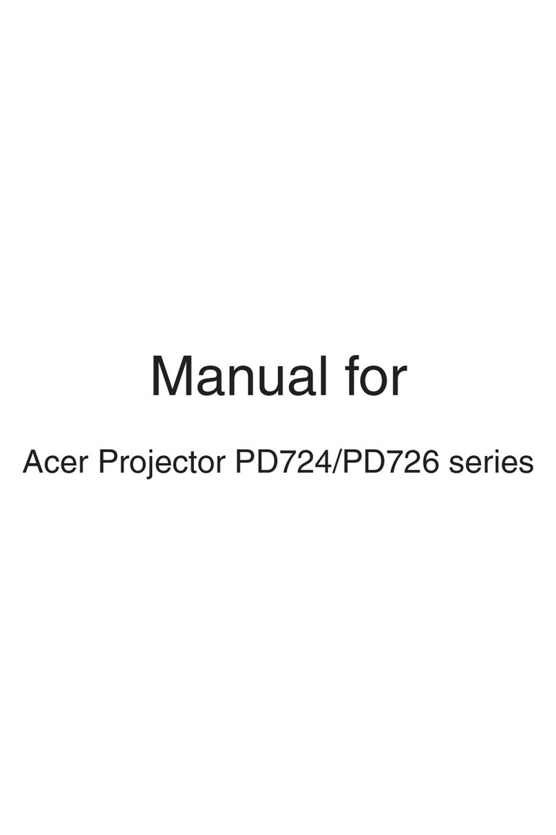 Acer PD724 Series manual