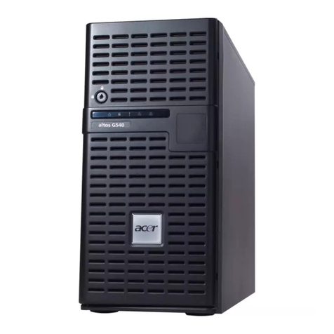 Acer Altos G540 Series user guide