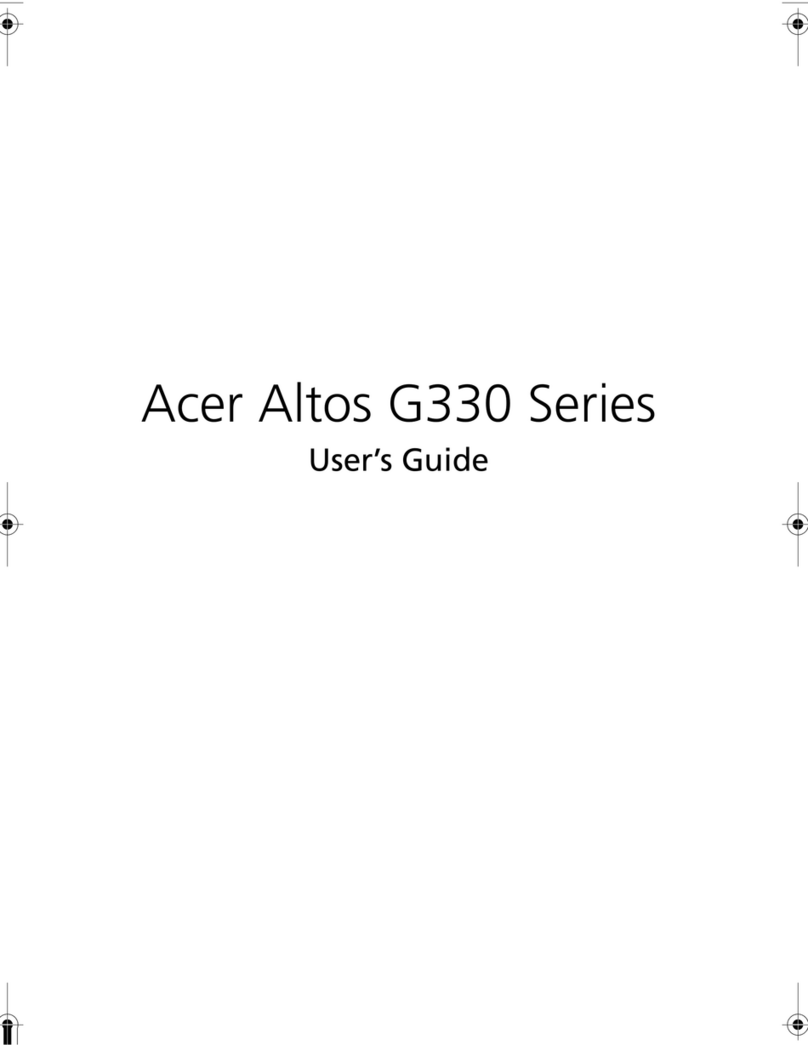 Acer Altos G330 Series User manual