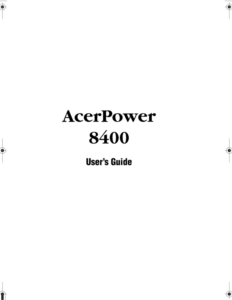Acer AcerPower 8400 User manual