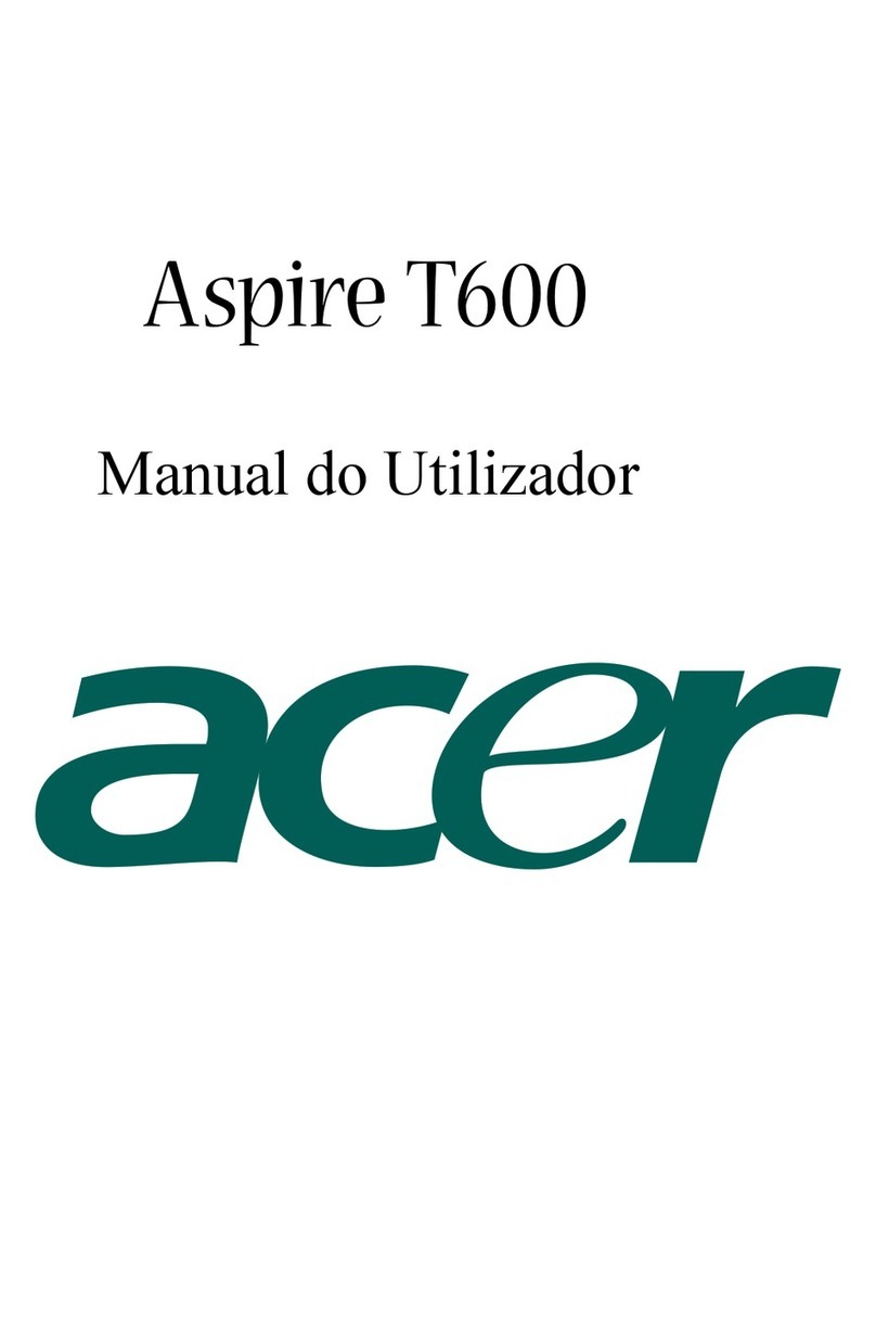 Acer Aspire T600 Setup guide
