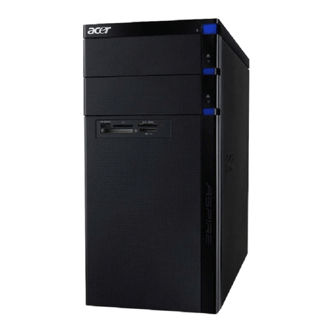 Acer Aspire M3920 User manual Acer Aspire M3920 User manual
