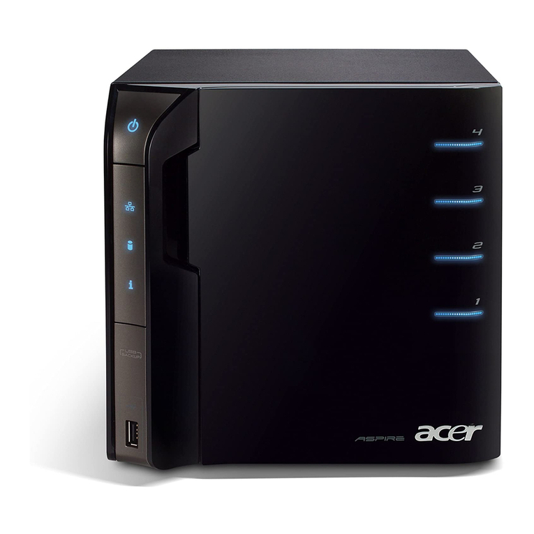 Acer Aspire easyStore H340 user guide