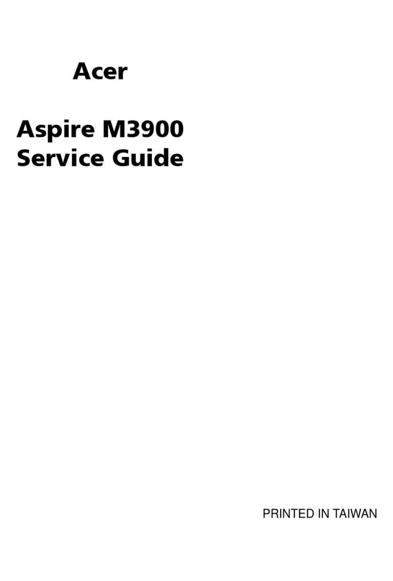 Acer Aspire M3900 User manual