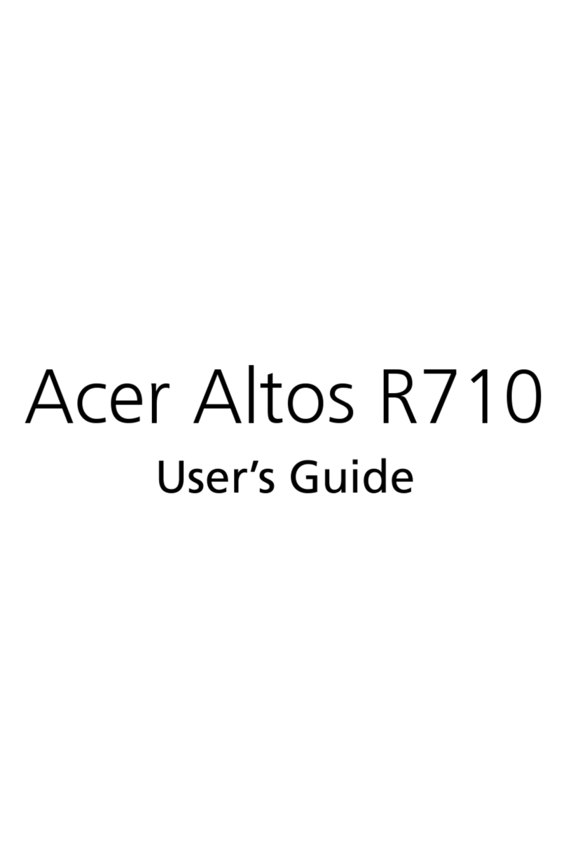Acer Altos R710 User manual