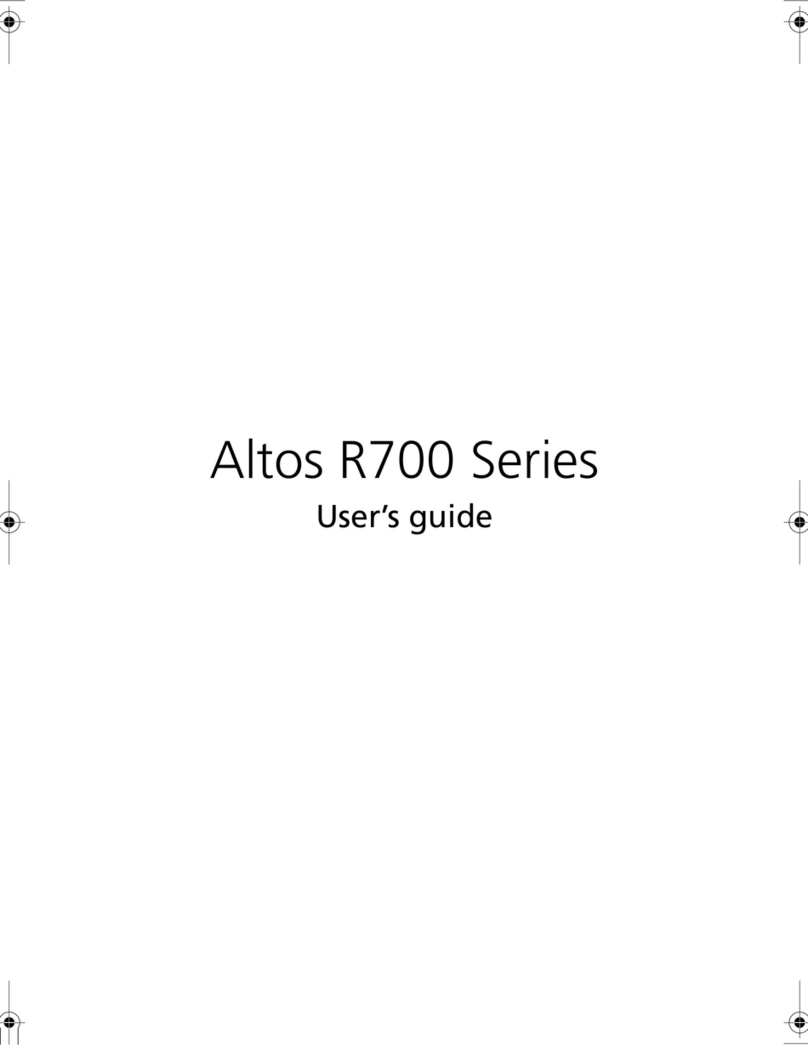 Acer Altos R700 Series User manual