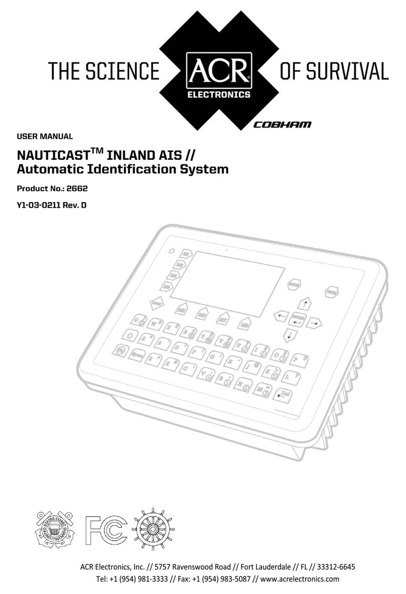ACR Electronics NAUTICAST 2662 User manual