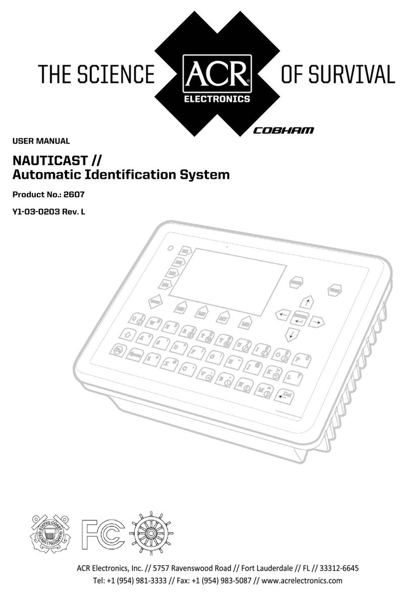 ACR Electronics Nauticast 2607 user manual