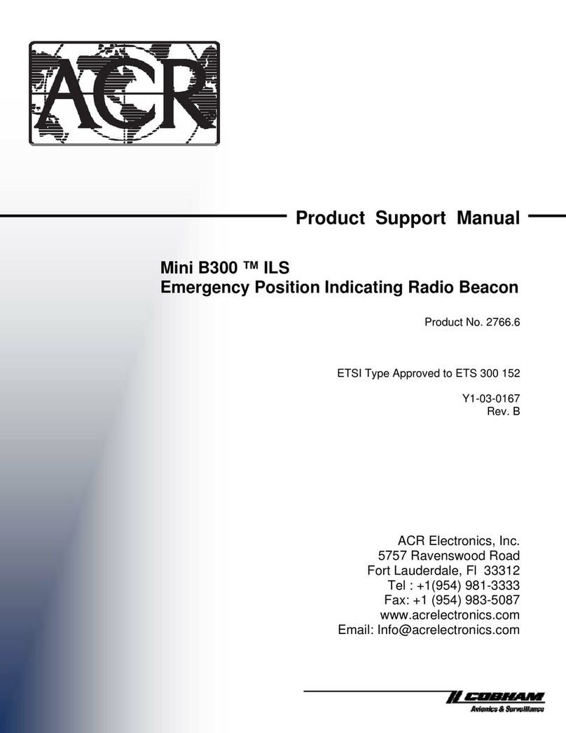 ACR Electronics Mini B300 2766.6 Product support manual