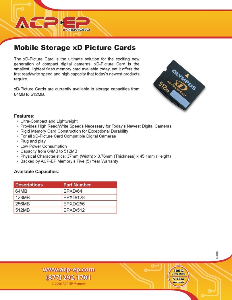 ACP-EP Memory EPXD/128 brochure