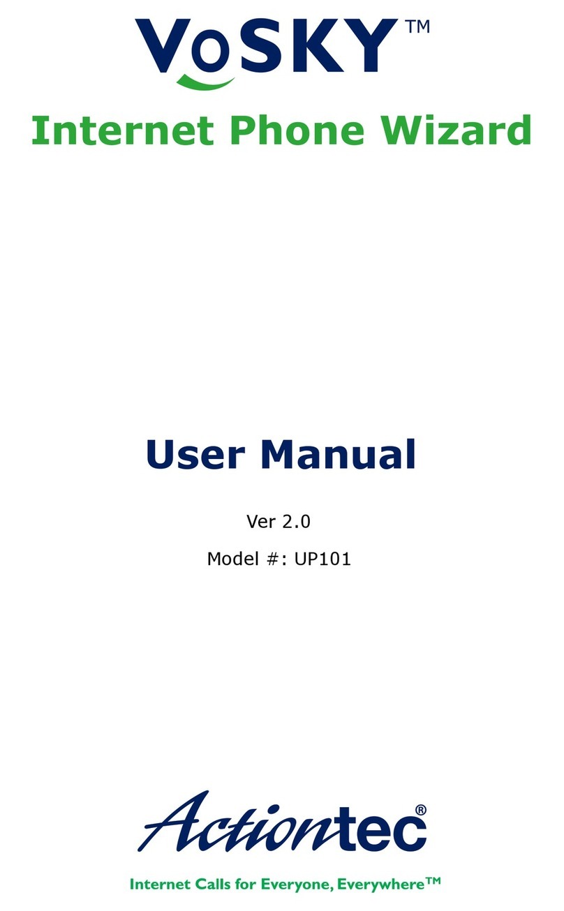 ActionTec VOSKY UP101 user manual