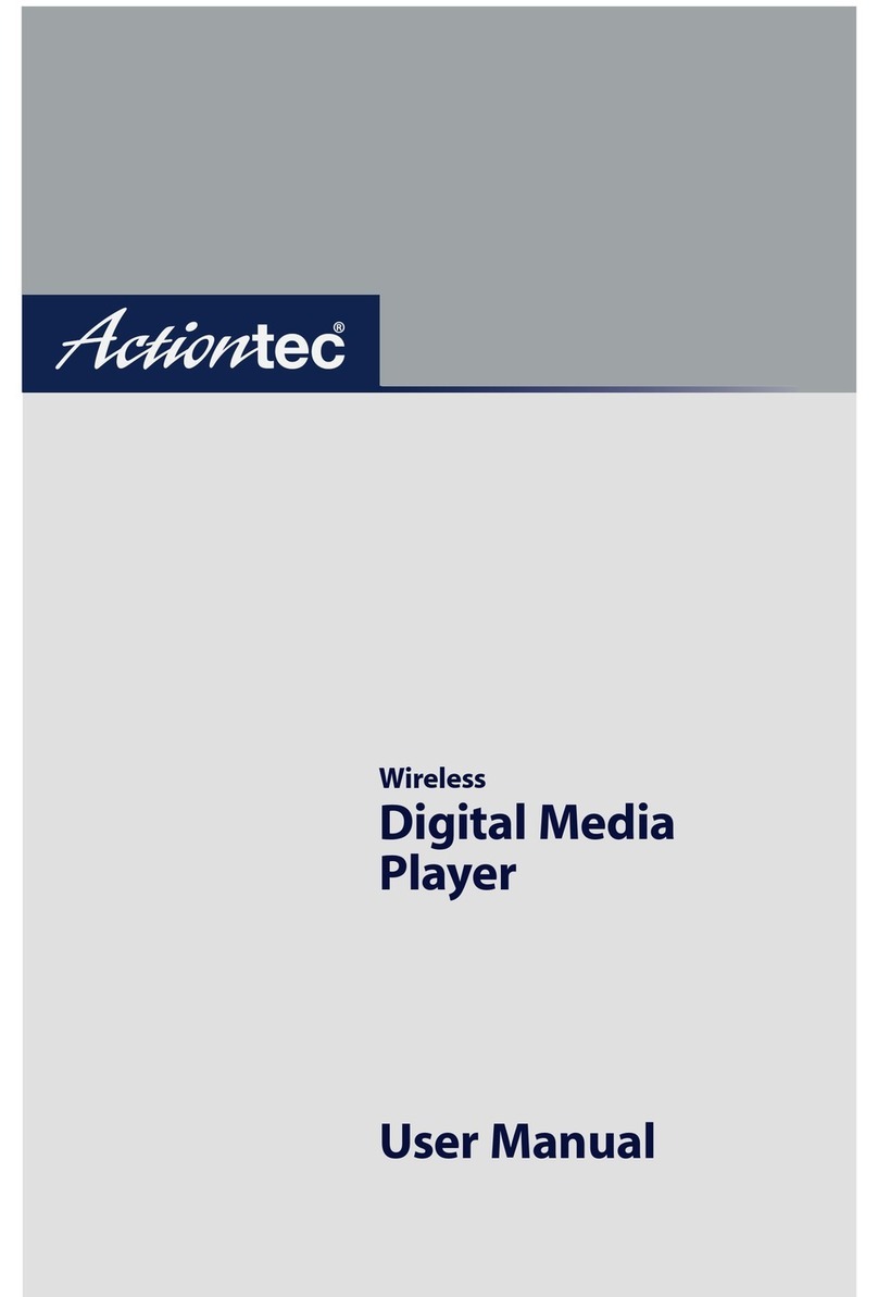 ActionTec Wireless Digital Media Player DMP011000-01 user manual