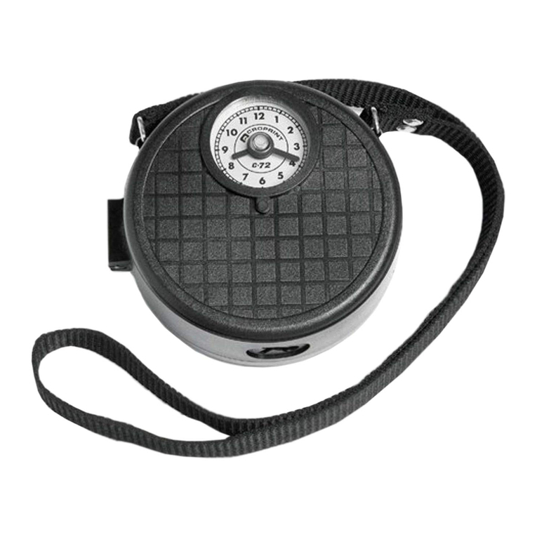 Acroprint Watchman Clock C-72 Owner's manual